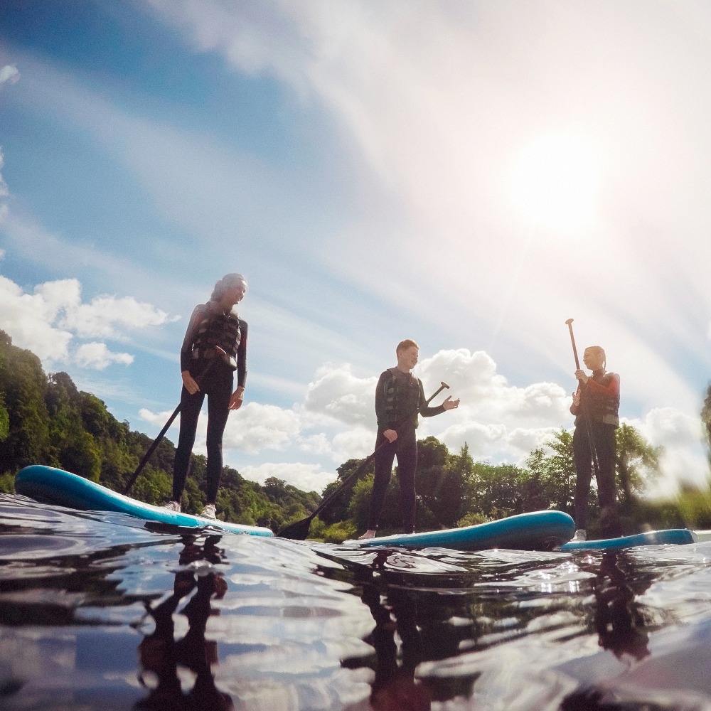 Stand up paddleboard SUP hire at Aztec Adventure, Worcestershire
