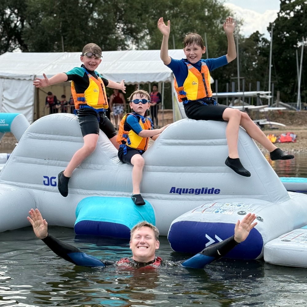 Europe’s First Aquaglide Splash Squad Junior Aqua Park | Safe Water Fun for Kids