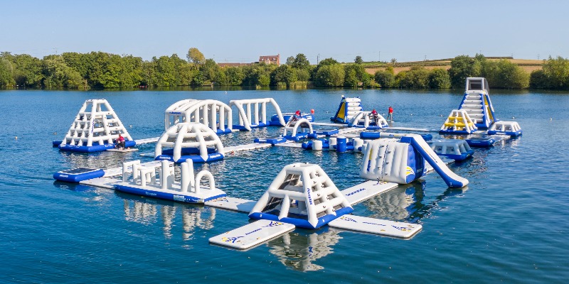 Water park at Aztec Adventure Upton Warren