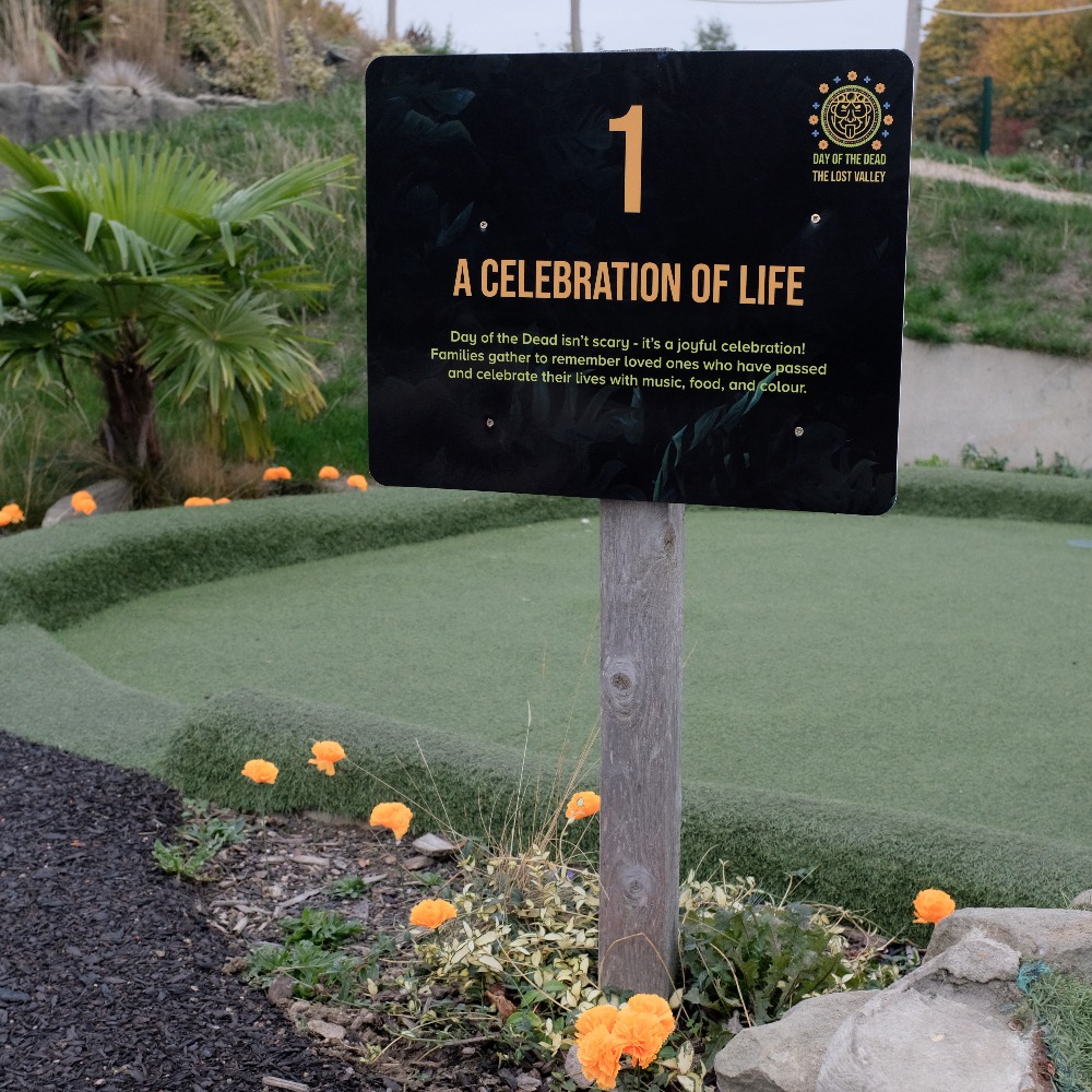 Day of the Dead Adventure Golf at Aztec Adventure: celebrate with friends and family