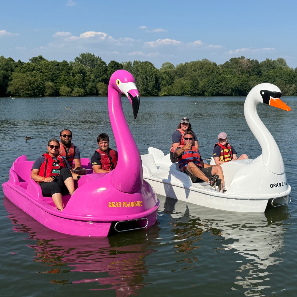 Large Family Pedalo Hire at Aztec Adventure Upton Warren