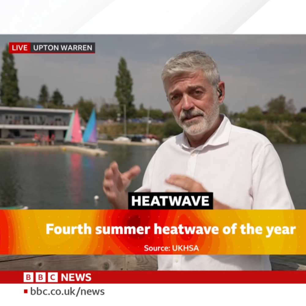 Aztec Adventure featured on National BBC News during fourth 2025 summer heatwave