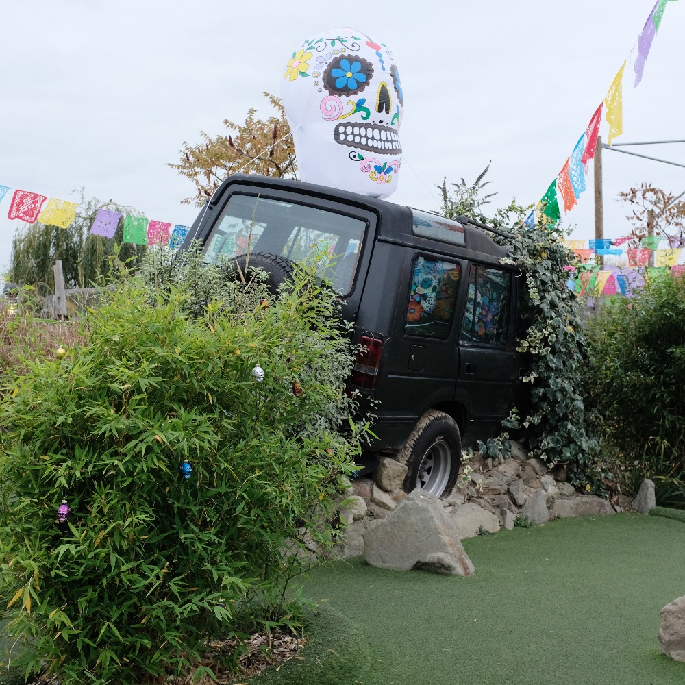 Day of the Dead Adventure Golf at Aztec Adventure: celebrate with friends and family