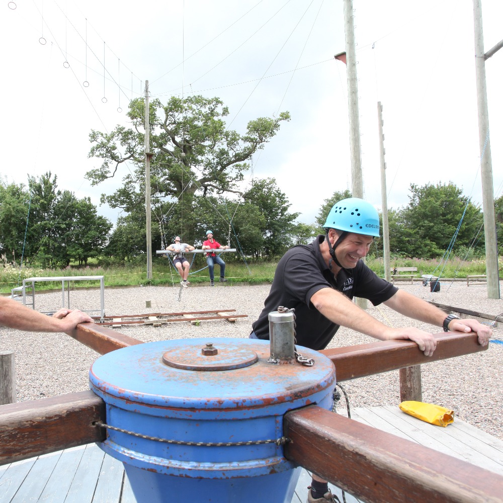 3G swing at Aztec Adventure Upton Warren