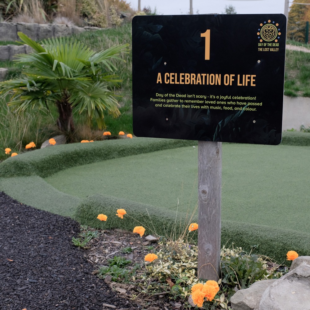 Aztec Adventure The Lost Valley: Day of the Dead Golf, Neon Heights Night Ropes & Festive Holiday Events