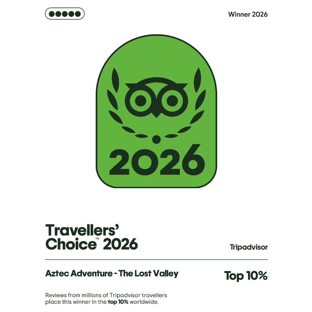 Aztec Adventure Named in Top 10% Worldwide | Tripadvisor Travellers' Choice 2026