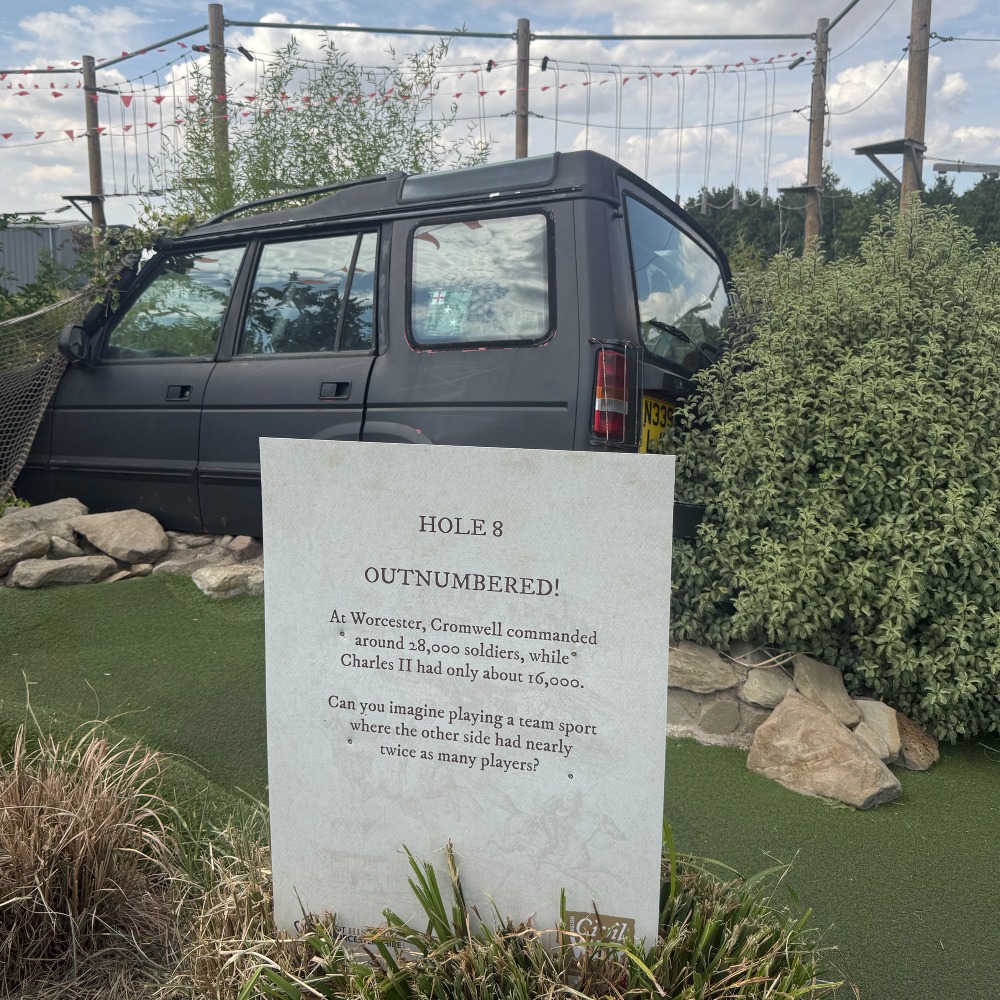 Victory at Aztec Adventure The Lost Valley: Adventure Golf Goes to Battle!