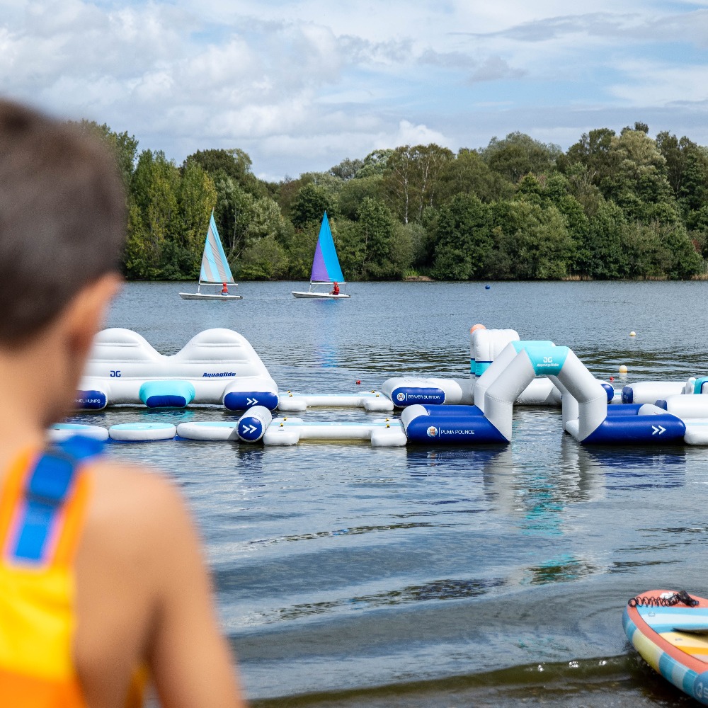 Europe’s First Aquaglide Splash Squad Junior Aqua Park | Safe Water Fun for Kids