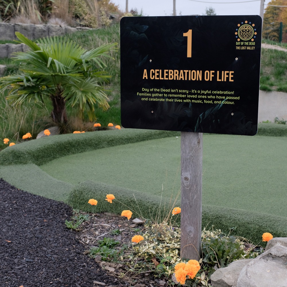 Day of the Dead Adventure Golf at Aztec Adventure The Lost Valley