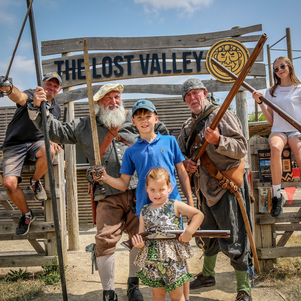 Victory at Aztec Adventure The Lost Valley: Adventure Golf Goes to Battle!