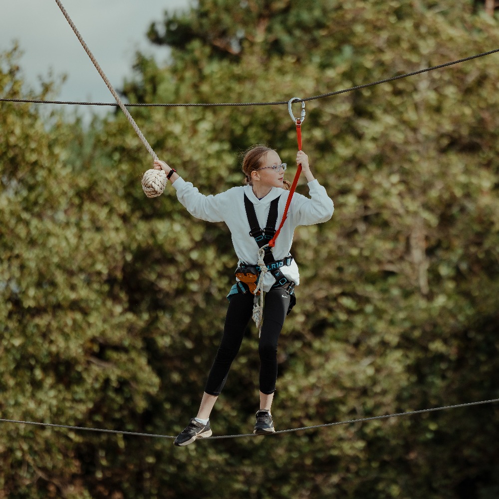 High Ropes Aerial Adventure Course at Aztec Adventure The Lost Valley