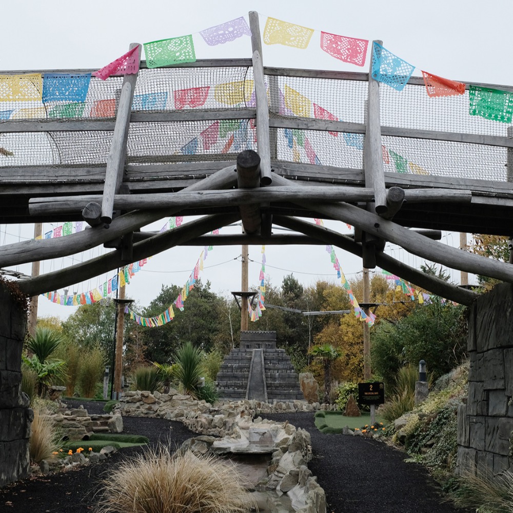 Aztec Adventure The Lost Valley: Day of the Dead Golf, Neon Heights Night Ropes & Festive Holiday Events