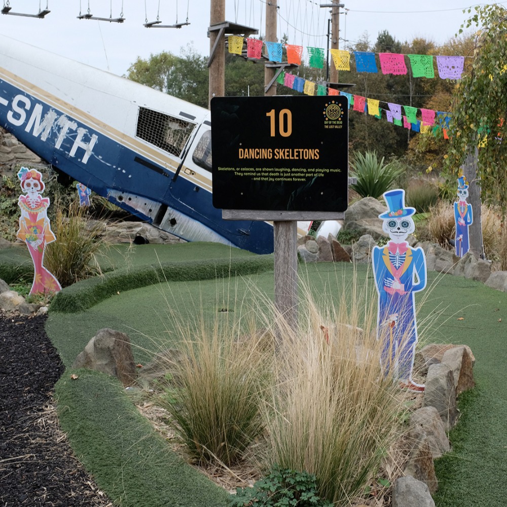 Day of the Dead Adventure Golf at Aztec Adventure The Lost Valley